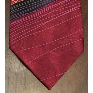 hubert 100% Silk Men’s Neck Tie Made In Italy XL
